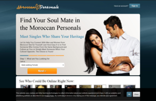 Moroccan Personals Homepage Image